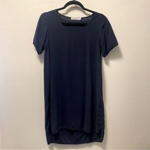 Alternative Apparel navy blue short sleeve shift dress